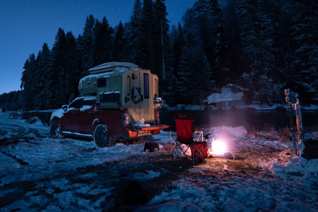 bilcampa vinter